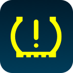 Cars - Tire Pressure Monitoring System Yellow Warning Lights Indicate Low Tire Pressure