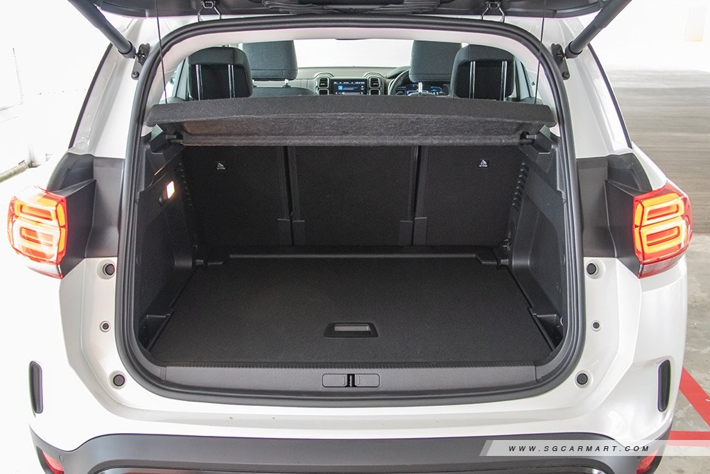 The 580-litre boot can be expanded to 670 litres by sliding the rear seats forward